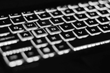 Tastatur mit Leuchttasten