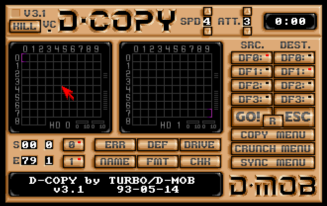 D-Copy v3.1 Screen