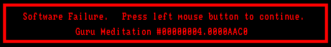 Amiga Guru Meditation